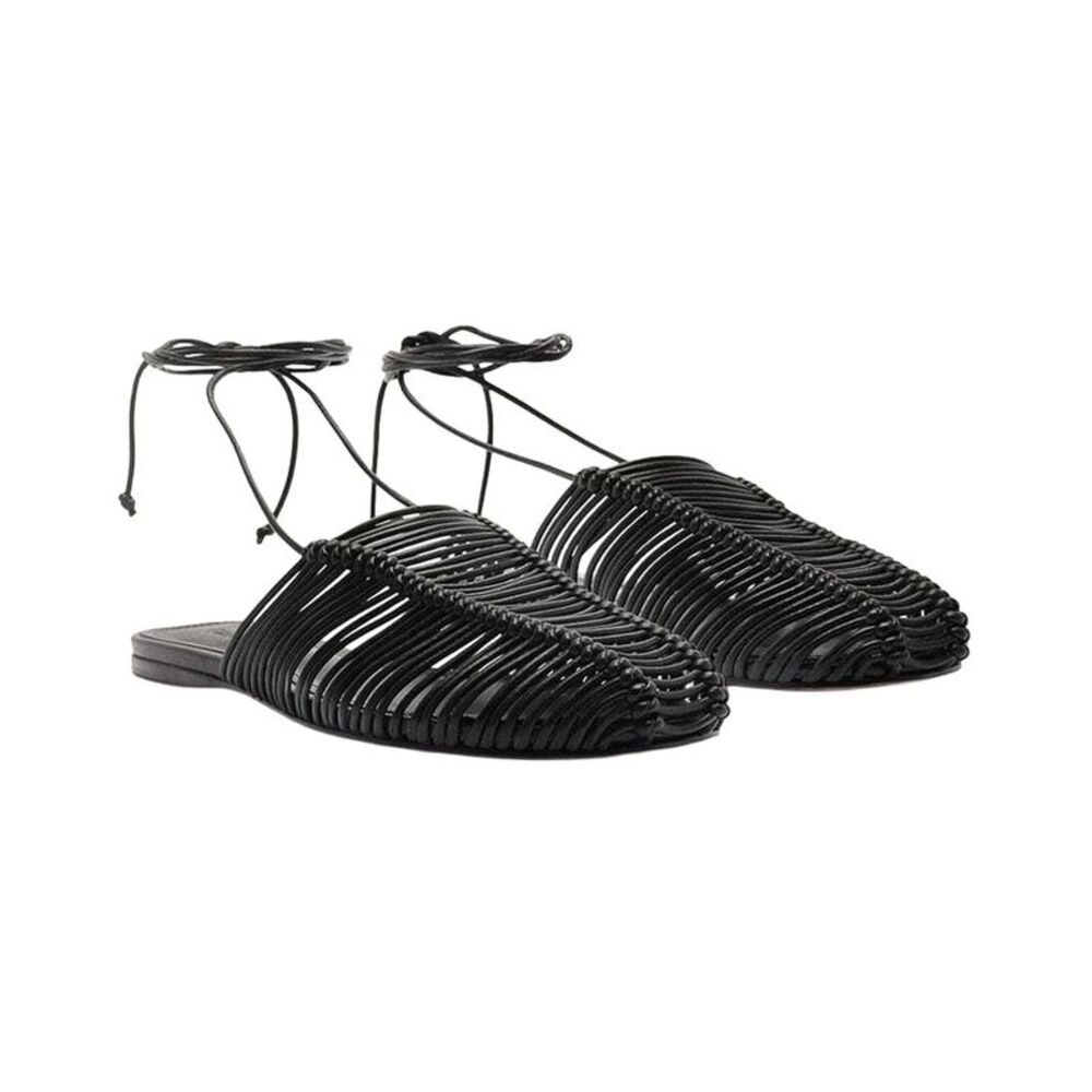 Farm Rio Macrame Leather Mule